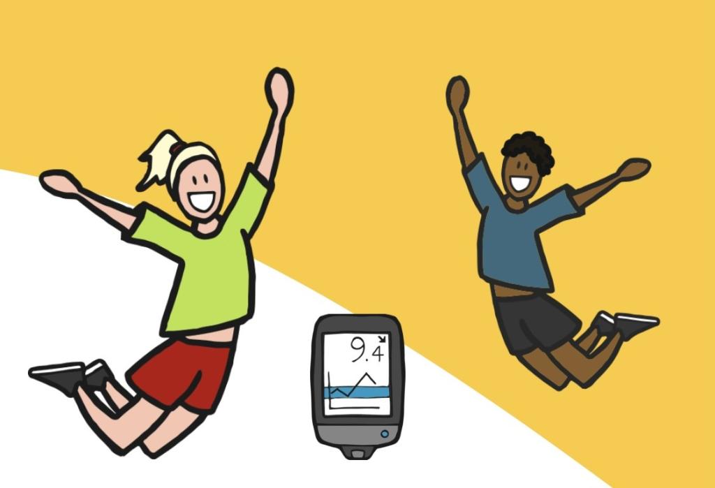 Diabeweeg-app voor jonge tieners met diabetes type 1