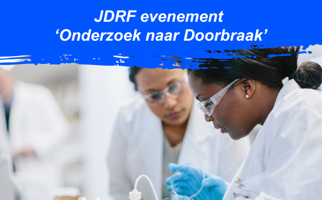 Evenement JDRF Onderzoek naar Doorbraak 21 november 2024