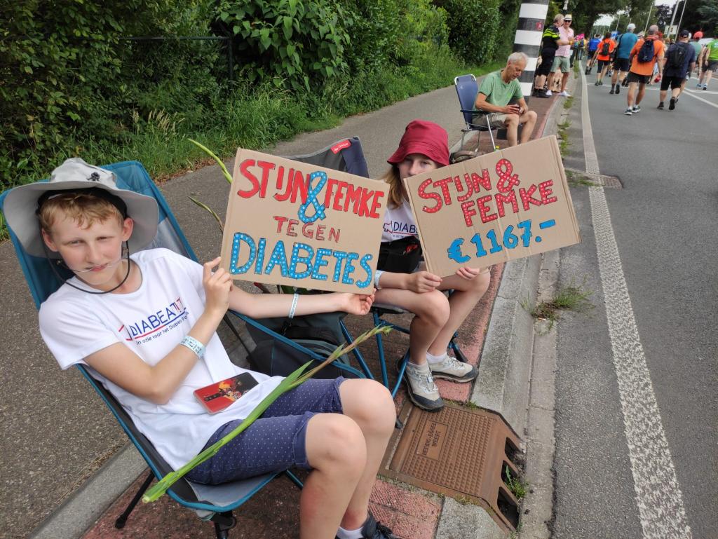 Loop de Vierdaagse voor het Diabetes Fonds