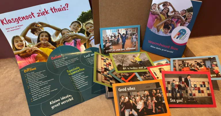 Warmhoud Box helpt om contact te houden met kinderen die thuis zitten